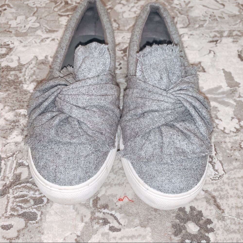 MIA Grey Bow Sneakers